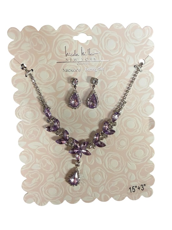 Nicole Miller Jewelry - Nicole Miller Teardrop Necklace & Earrings Set